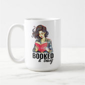 Mug Booked & Busy Avid Book Reader Club Femmes (Gauche)