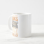 Mug Bookish Bookworm I Like My Books Scy And My Coffee (Devant gauche)
