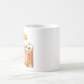 Mug Bookish Orange Citrouille Floral Automne Wight Cla (Centre)