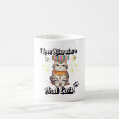 Mug Bookish & Whiskered : I Love Literature and Cats M (Centre)