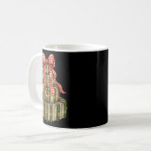 Mug Bookmas Tree Christmas Librarian Book Lover Holida (Devant gauche)
