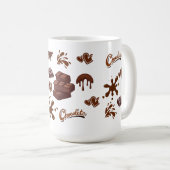 Mug Books and Tea Cozy Reader Graphic (Devant droit)