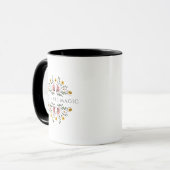 Mug Books are Magic Floral (Devant gauche)
