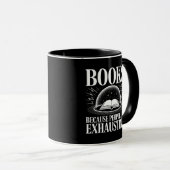Mug Books Because People are Exhausting Reader (Devant droit)