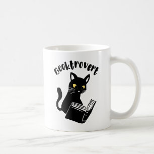 Mug Booktrovert chat avec livre