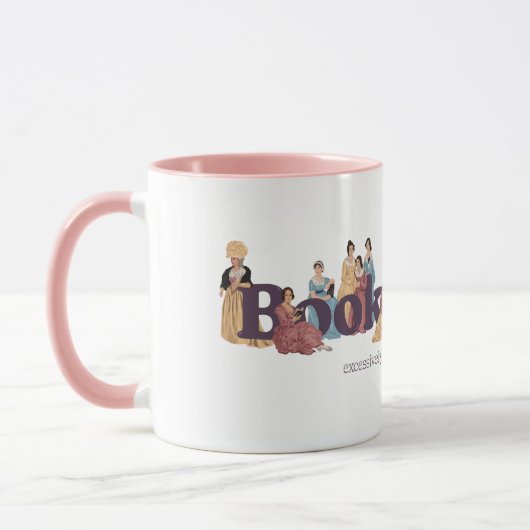 Mug Bookworm Classique Femme Auteurs (Gauche)
