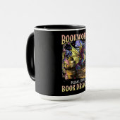 Mug bookworm, s'il vous plaît, je m'occupe d'un dragon (Devant gauche)