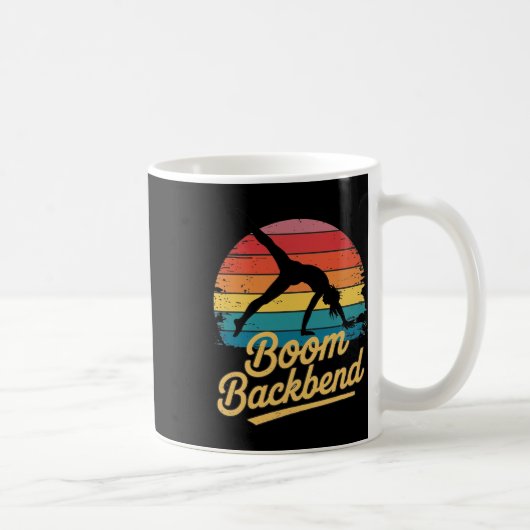 Mug Boom Ckbend Pose de yoga rétro Statement Athlétiqu (Droite)