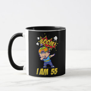 Mug Boom I am CINQUANTE CINQ Dabbing Child Funny Anniv
