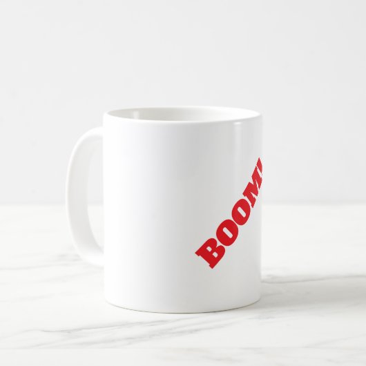 Mug BOOM Professional elegant modern minimalist plain (Devant gauche)