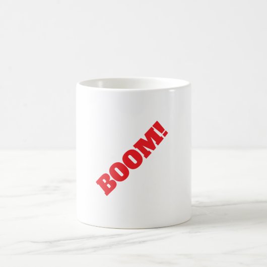 Mug BOOM Professional elegant modern minimalist plain (Centre)