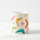 Mug Boomerang milieu du siècle avec explosions stellai (Centre)