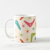 Mug Boomerang milieu du siècle avec explosions stellai (Gauche)