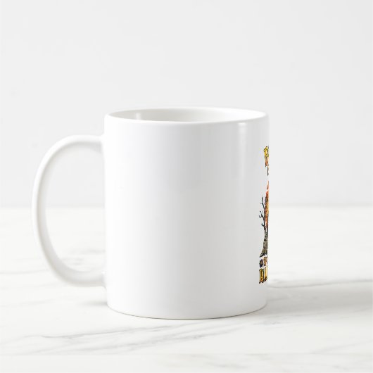 Mug Booo Spooktacular Halloween Sorcière Chaudron Chât (Gauche)