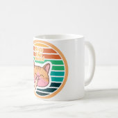 Mug Boop Le Museau Mème De Chat Coucher De Soleil Rétr (Devant droit)