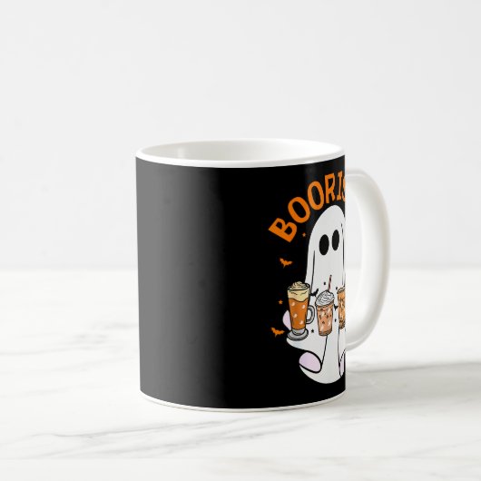 Mug Boorista Barista Ghost Coffee Halloween Soky Seaso (Devant droit)