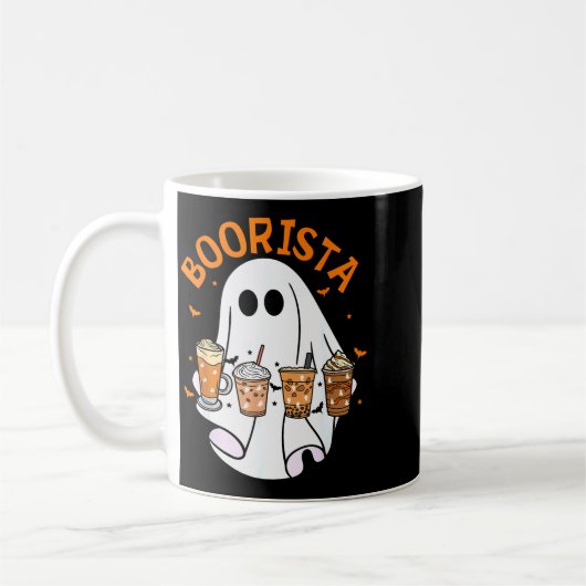Mug Boorista Barista Ghost Coffee Halloween Soky Seaso (Gauche)