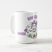 Mug Boot Crew deux noms Halloween (Devant gauche)