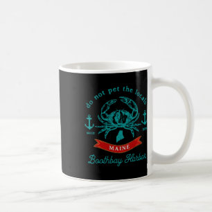 Mug Boothy Harbor Maine Ne Caressez Pas Les Crab Locau