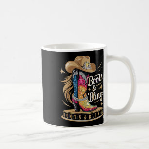 Mug Boots & ; Bling Son Une Femme Rodéo Wester