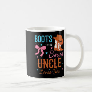 Mug Boots Or Bows Oncle T'aime Fête de Révélation du S