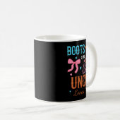 Mug Boots Or Bows Uncle Loves You Gender Reveal Party (Devant droit)