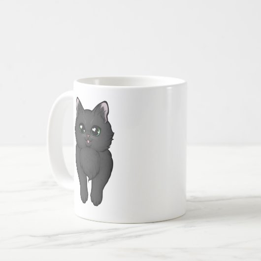 Mug Booty de Kitty Fluffy Noir (Devant gauche)