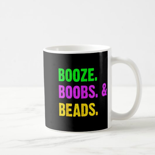 Mug Booze S Beads Funny Mardi Gras New Orleans Festiva (Droite)