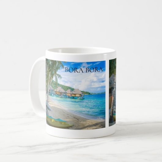 Mug Bora Bora Beach Bungalows Océan (Devant gauche)