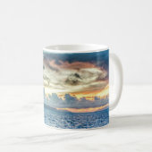 Mug Bora Bora beau coucher de soleil (Devant droit)