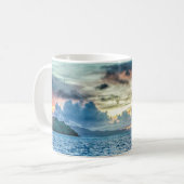 Mug Bora Bora beau coucher de soleil (Devant gauche)