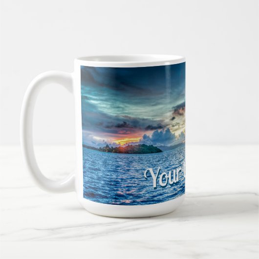 Mug Bora Bora Ocean View Photographie (Gauche)