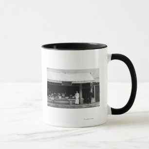 Mug Bord de la mer, vue de l'Orégon du magasin de