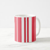 Mug Bord de mer blanc rouge (Devant droit)