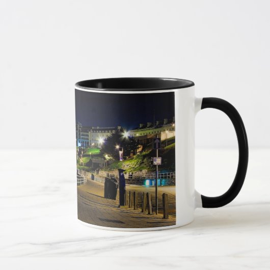 Mug Bord de mer de houe par nuit, Plymouth (Droite)