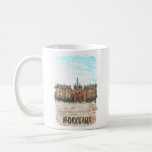 Mug Bordeaux France Place de la Bourse Voyage
