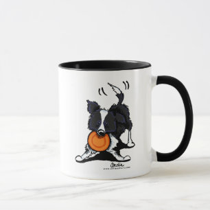 Mug Border collie au jeu