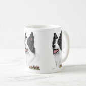 Mug Border collie avec des moutons (Devant droit)
