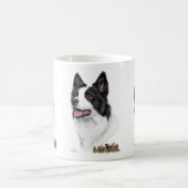 Mug Border collie avec des moutons (Centre)