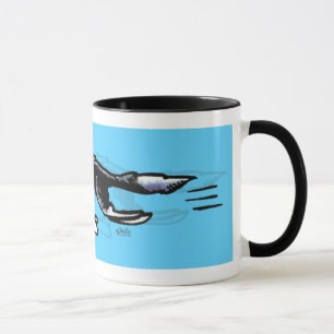 Mug Border collie dans l'action