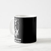 Mug Border Collie Dont Cross The Border  (Devant gauche)
