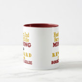 Mug Border collie et récompense absente de mari pour (Centre)