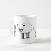 Mug Border collie et ses moutons (Devant gauche)