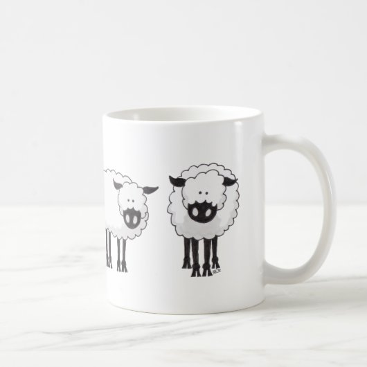 Mug Border collie et ses moutons (Droite)