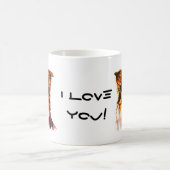 Mug Border Collie Family Dog Personalize Text (Centre)