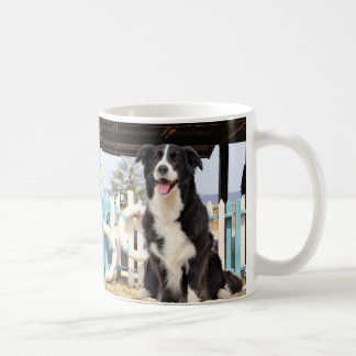 Mug Border Collie on the beach
