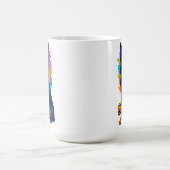 Mug Border Collie Pop Art Vibrant (Centre)