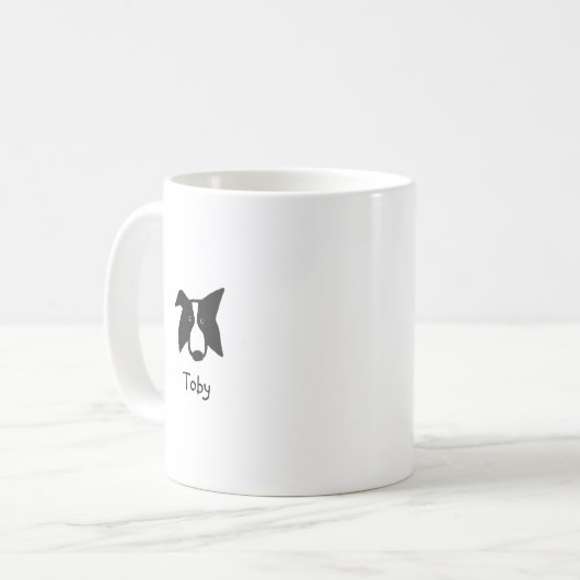 Mug Border collie stamp (Devant gauche)