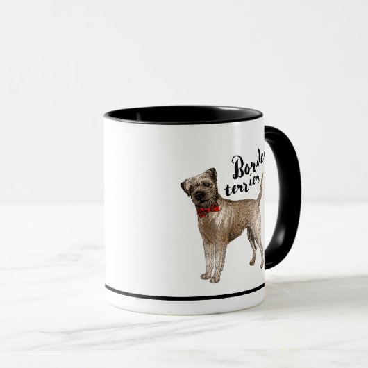Mug Border Terrier (Devant droit)