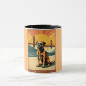 Mug border terrier, modernisme du milieu du siècle, Po (Centre)
